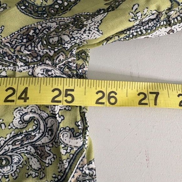 Cato Green Paisley Off the Shoulder Blouse - Picture 11 of 12